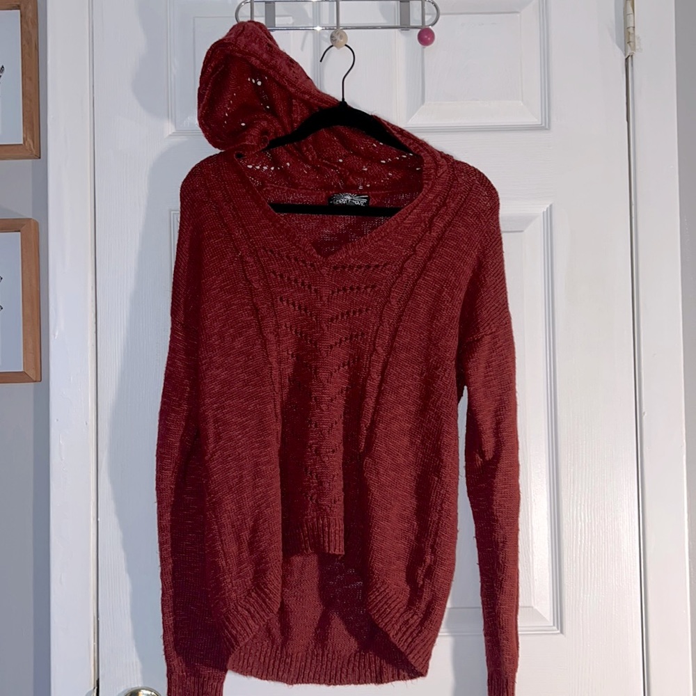 Almost Famous Deep red sweater hoodie Large
